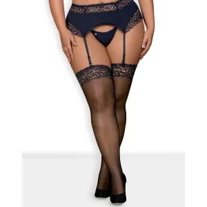 Obsessive - Drimera Stockings Blue XXL