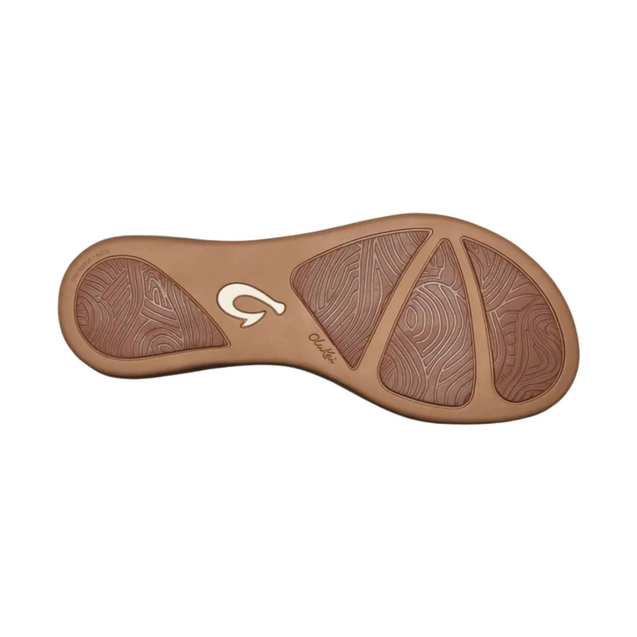 OluKai Women's Honu Leather Beach Sandals - Tan