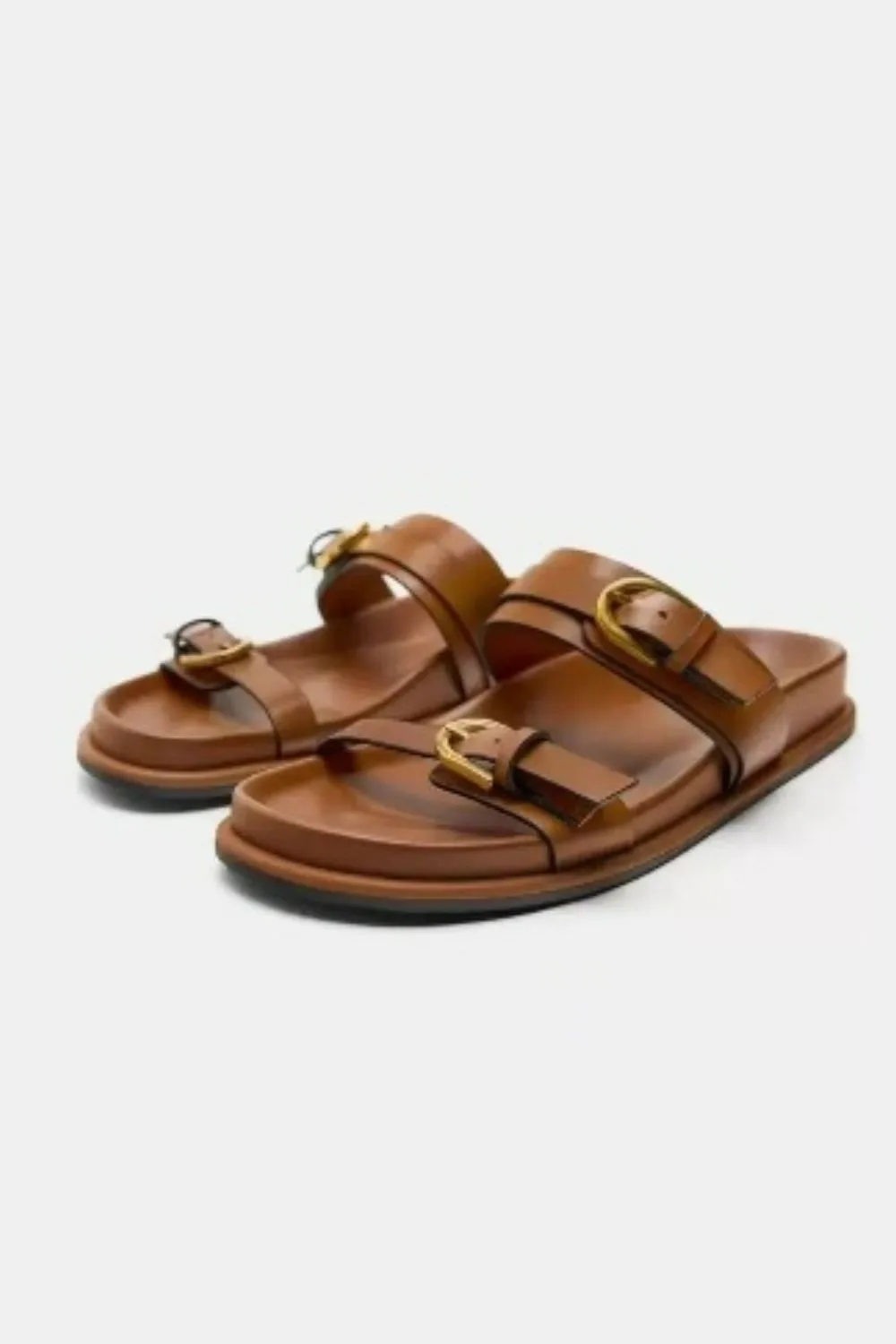 Open Toe Flats Sandals