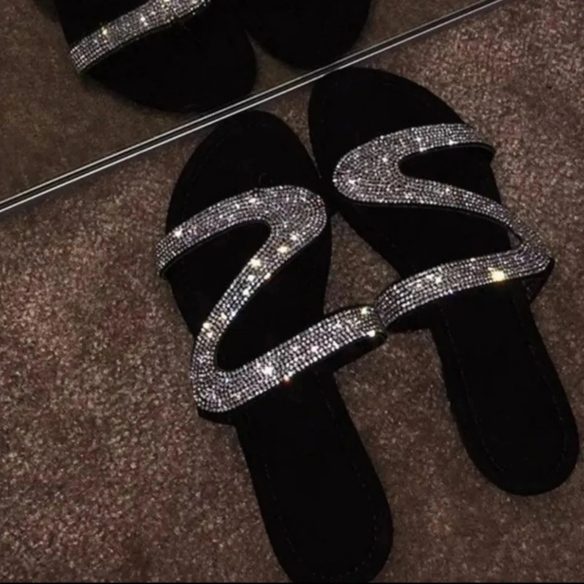 Open Toe Flats Sandals