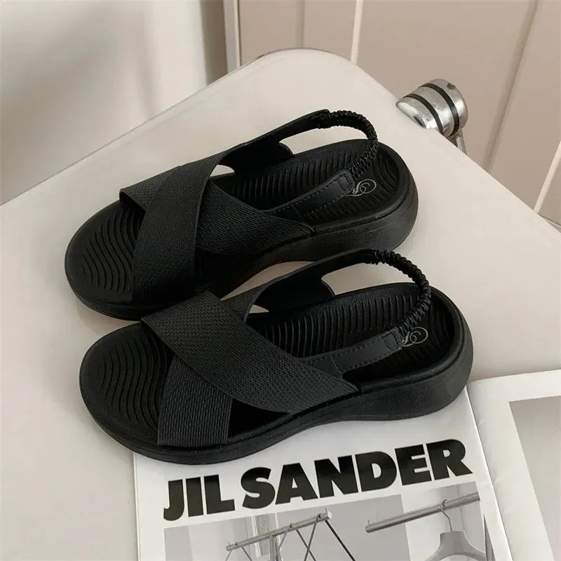 Open Toe Flats Sandals