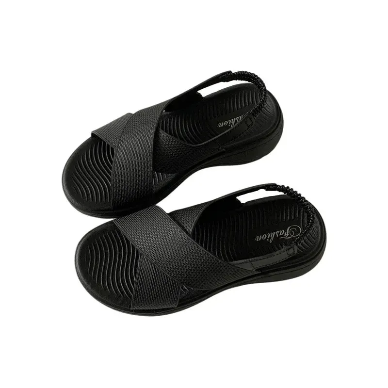 Open Toe Flats Sandals