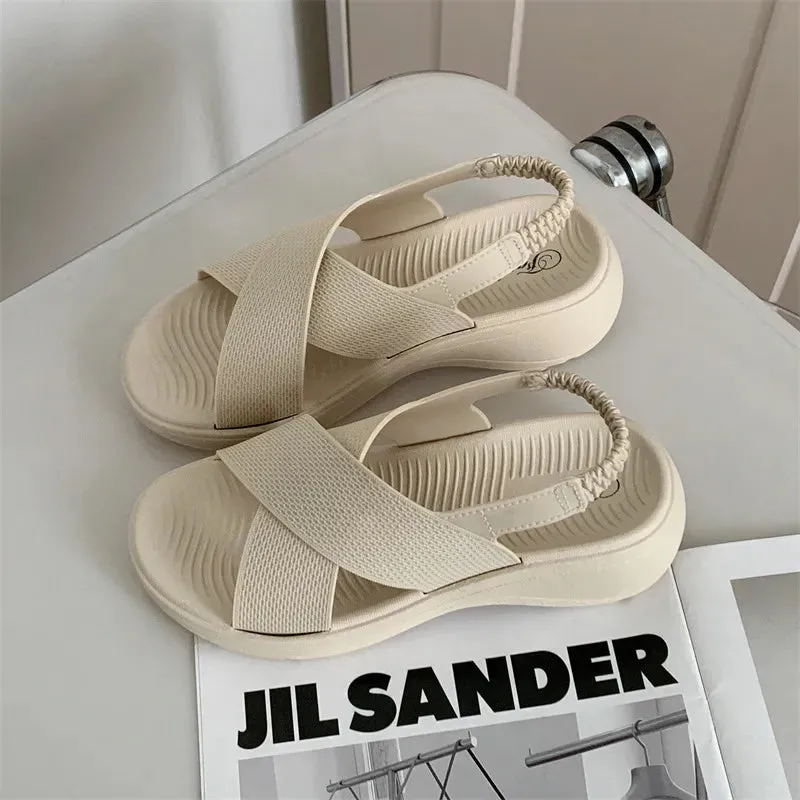 Open Toe Flats Sandals