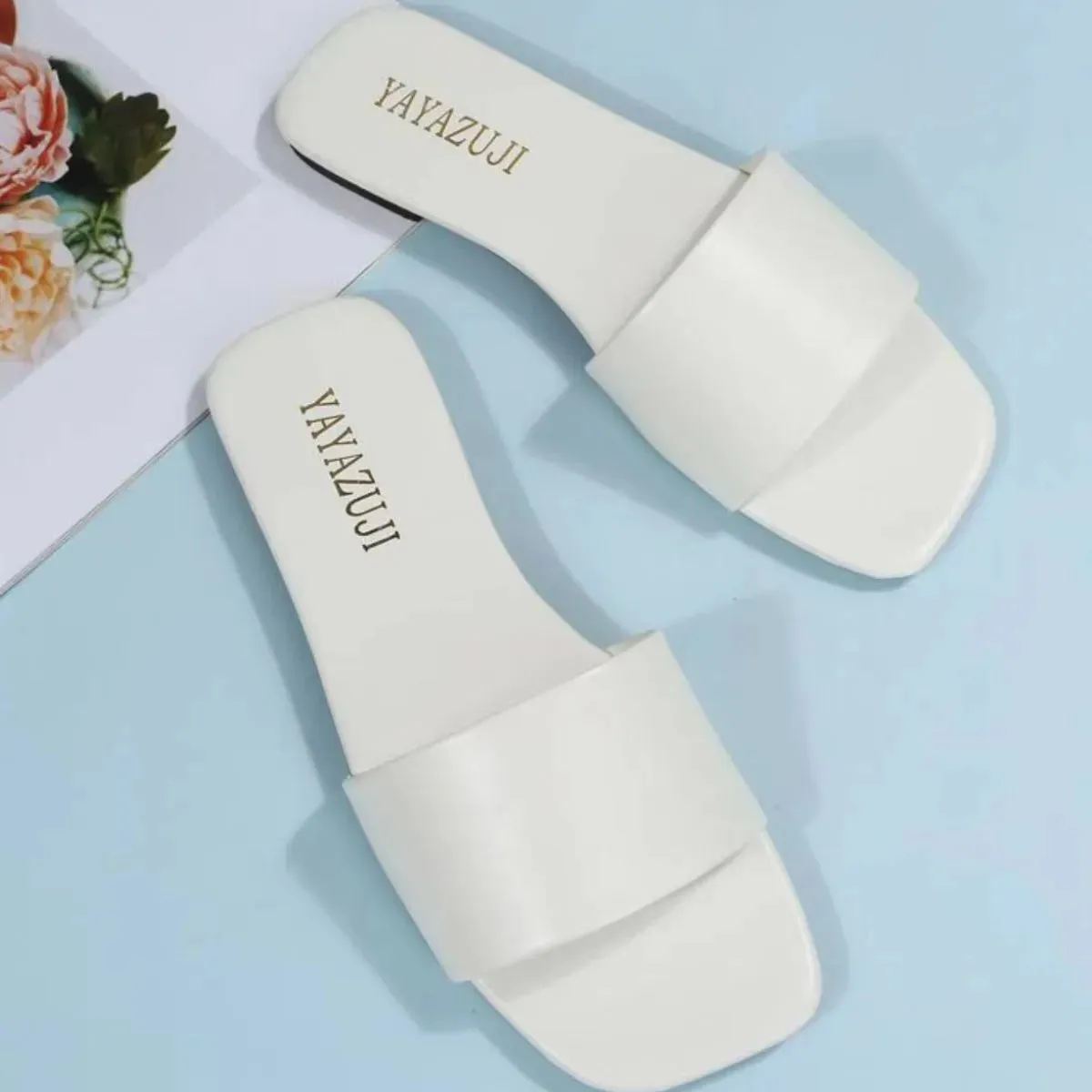 Open Toe Flats Sandals