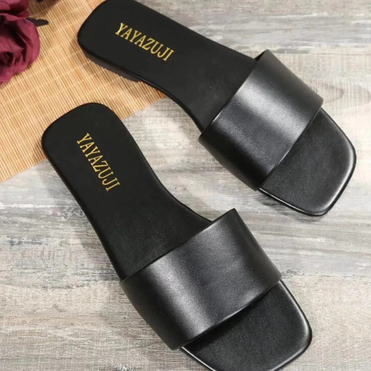 Open Toe Flats Sandals