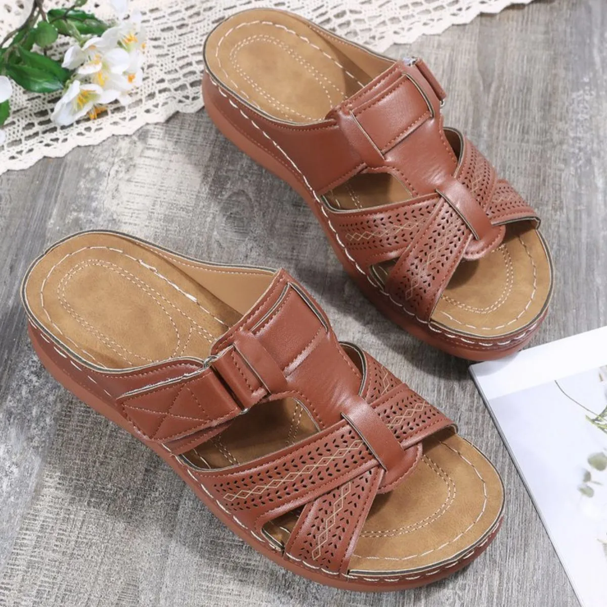 Open Toe Platform Sandals