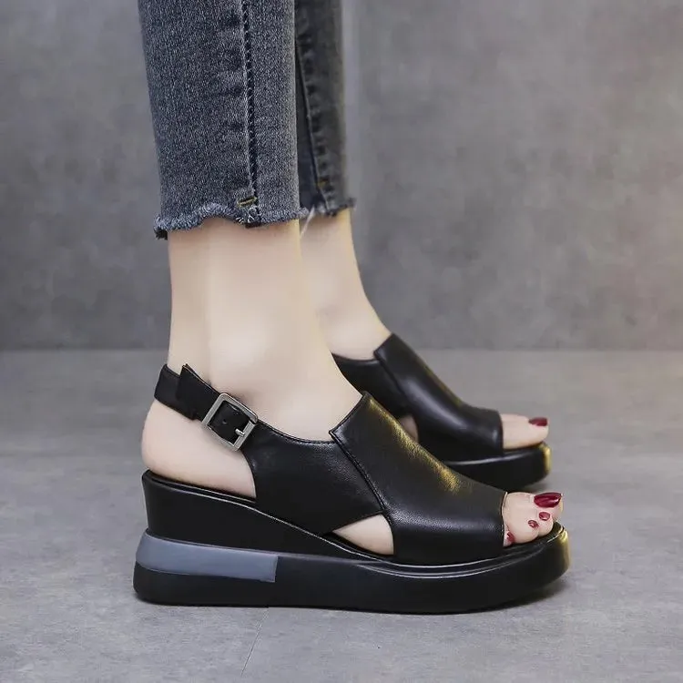Open Toe Wedge Sandals