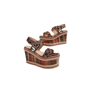Open Toe Wedge Sandals