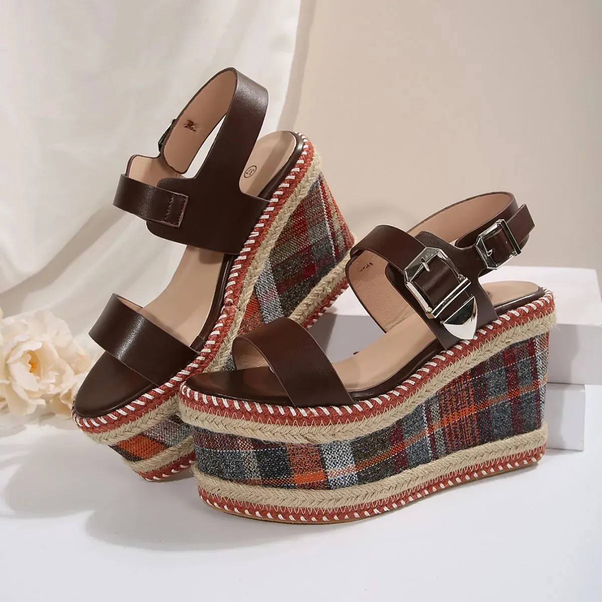 Open Toe Wedge Sandals