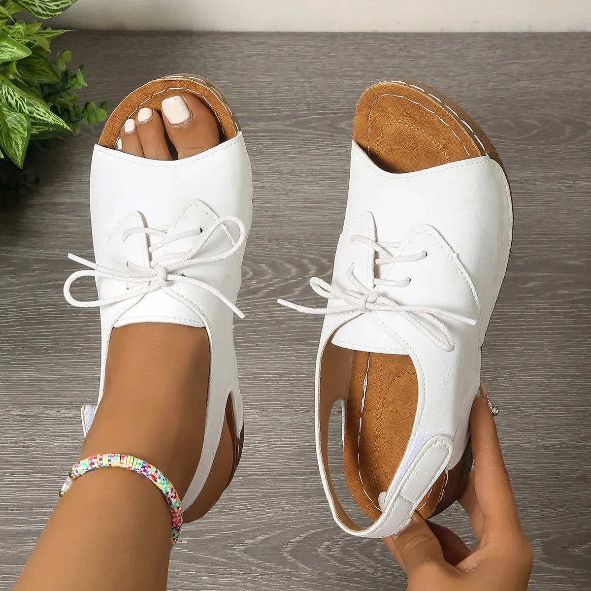 Open Toe Wedge Sandals