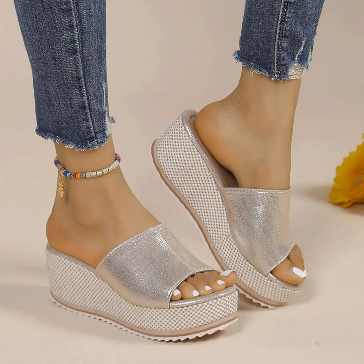 Open Toe Wedge Sandals