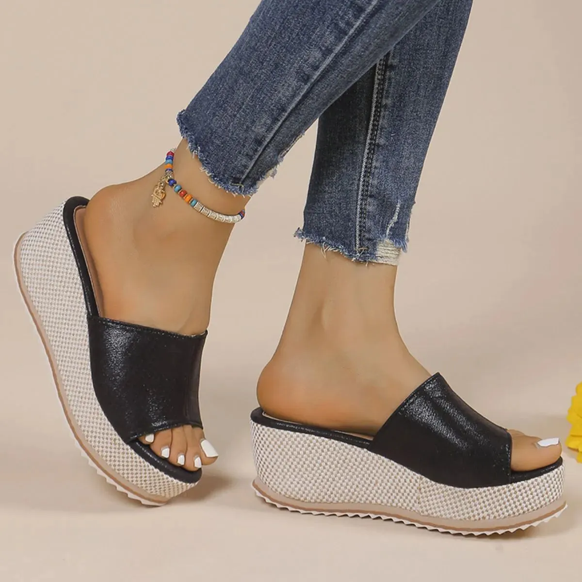 Open Toe Wedge Sandals