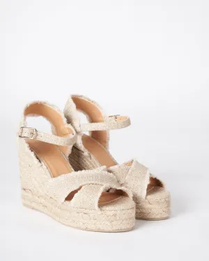 oro claro wedge w/ strap