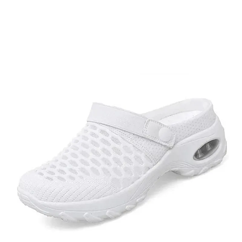 Orthopedic Women's Sandals with Air-Cushioned Sole and Mesh Upper