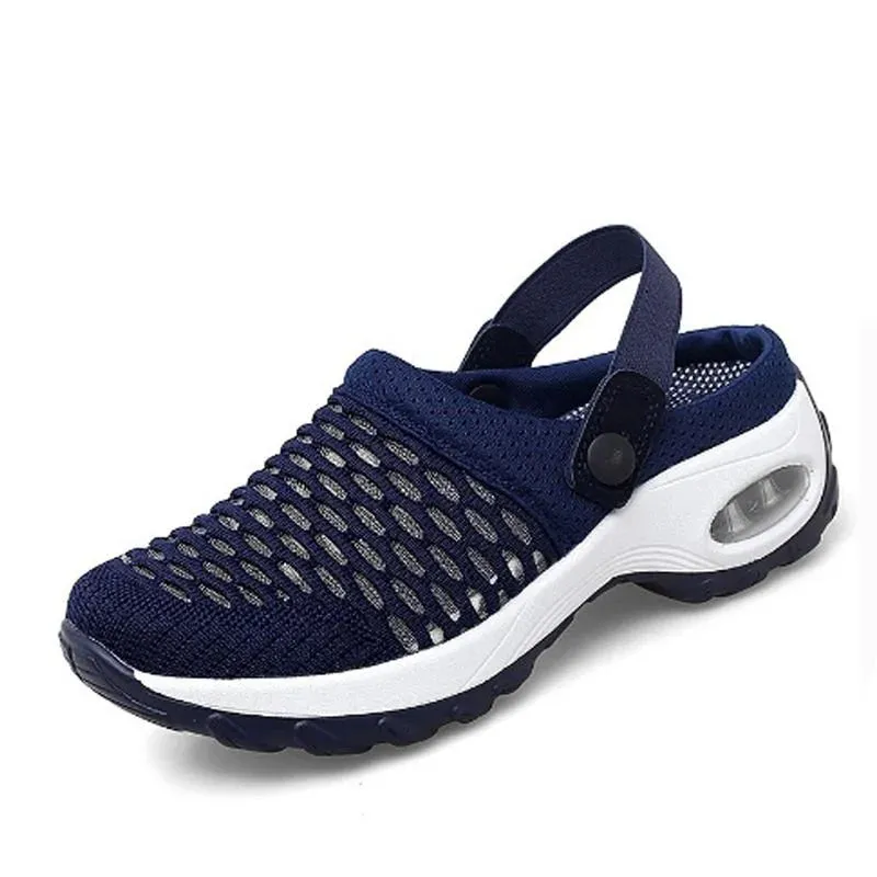 Orthopedic Women's Sandals with Air-Cushioned Sole and Mesh Upper