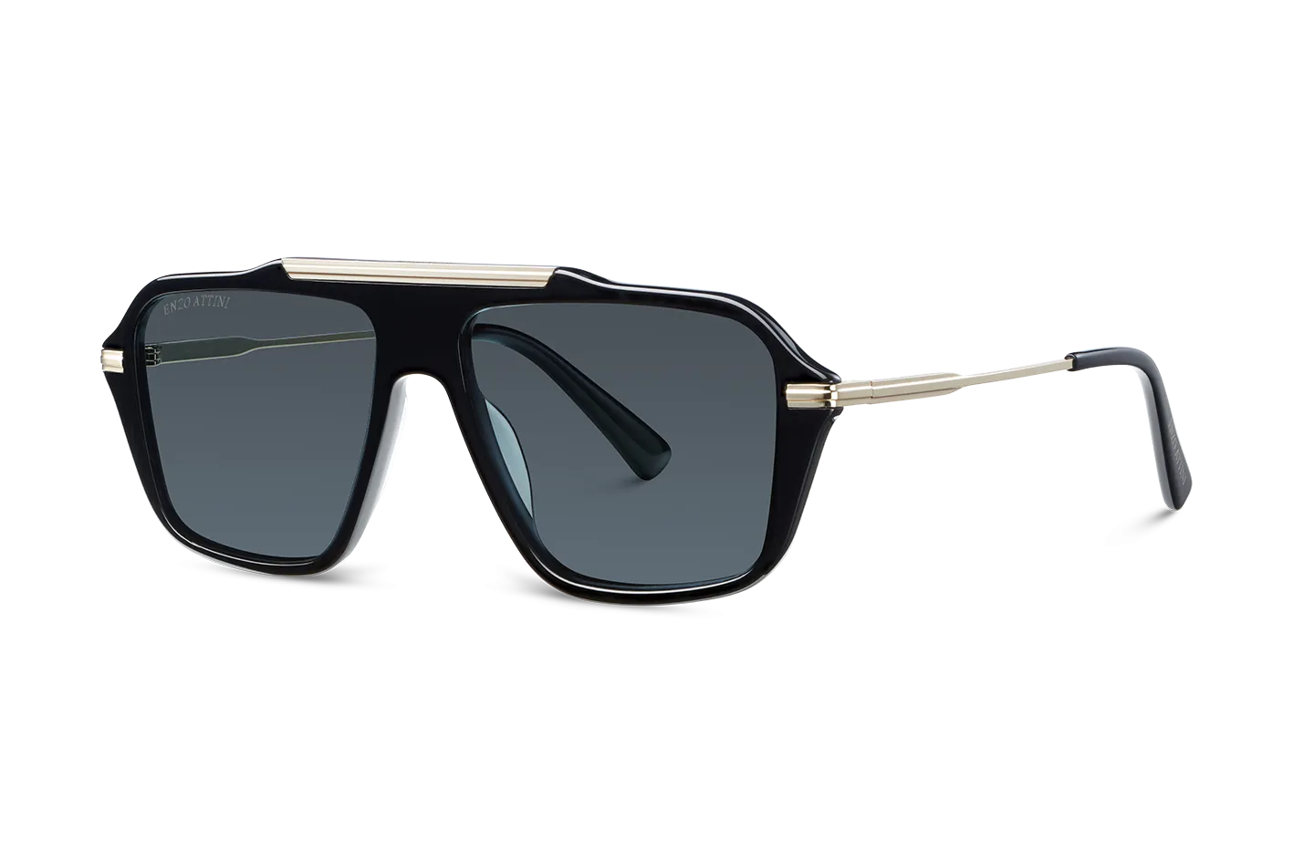 Palazzo Ducezio / Black & Gold Color   Dark Black Lens.