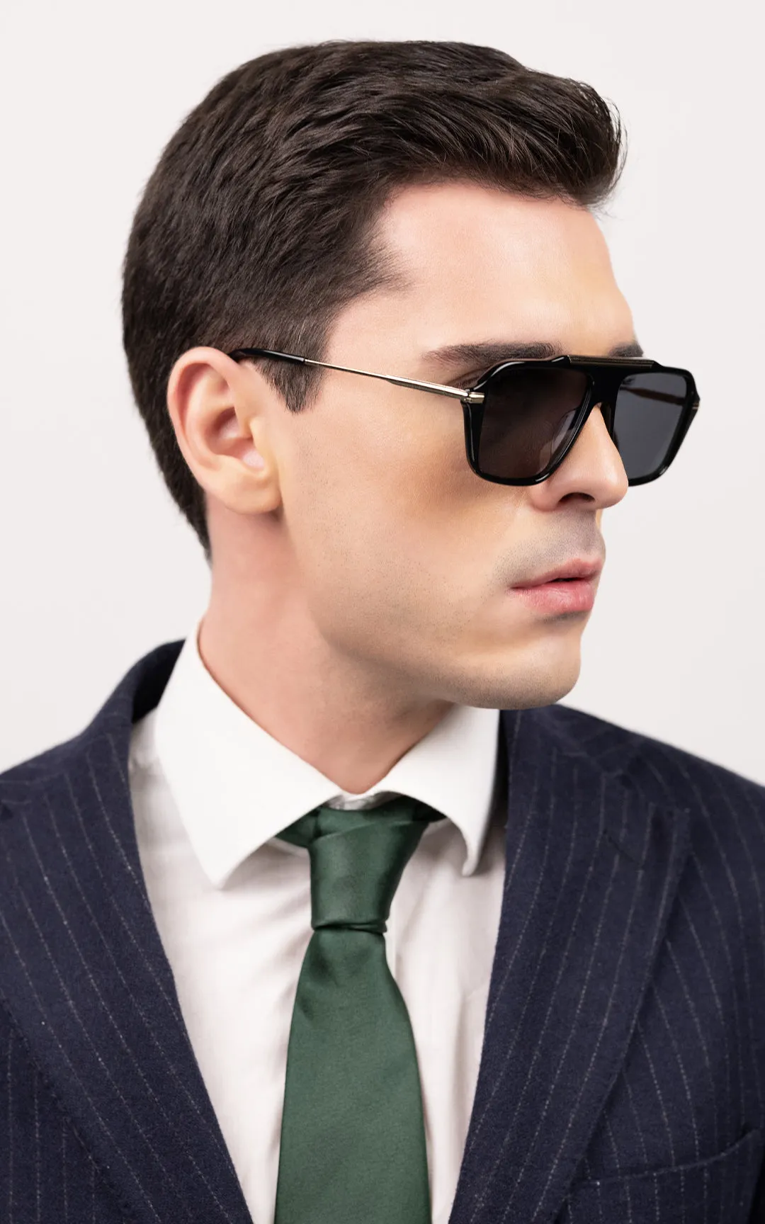 Palazzo Ducezio / Black & Gold Color   Dark Black Lens
