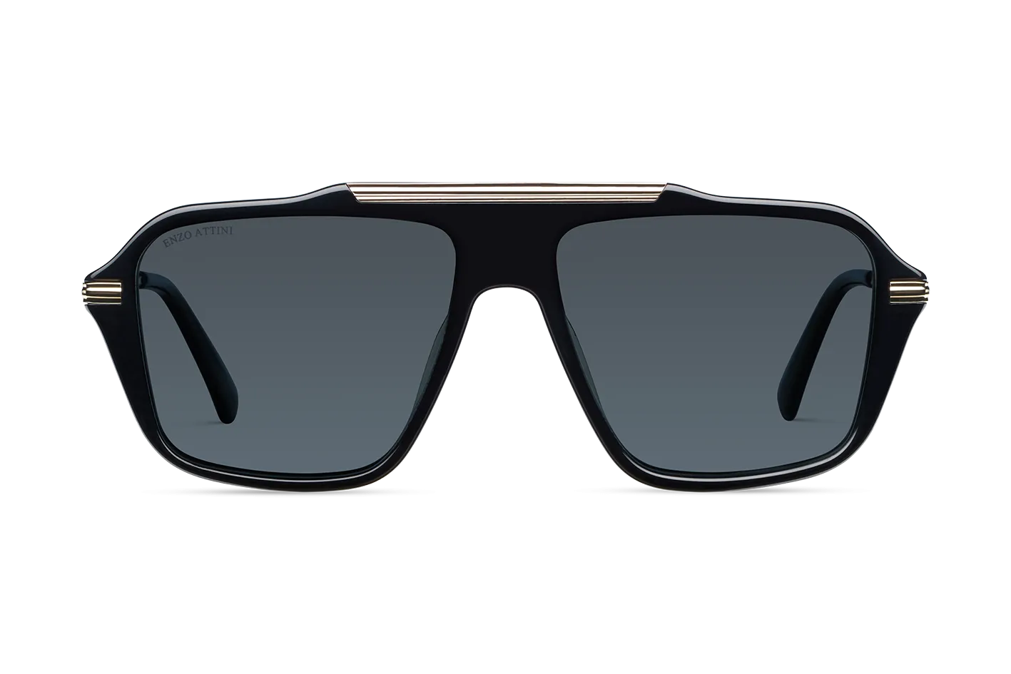 Palazzo Ducezio / Black & Gold Color   Dark Black Lens.
