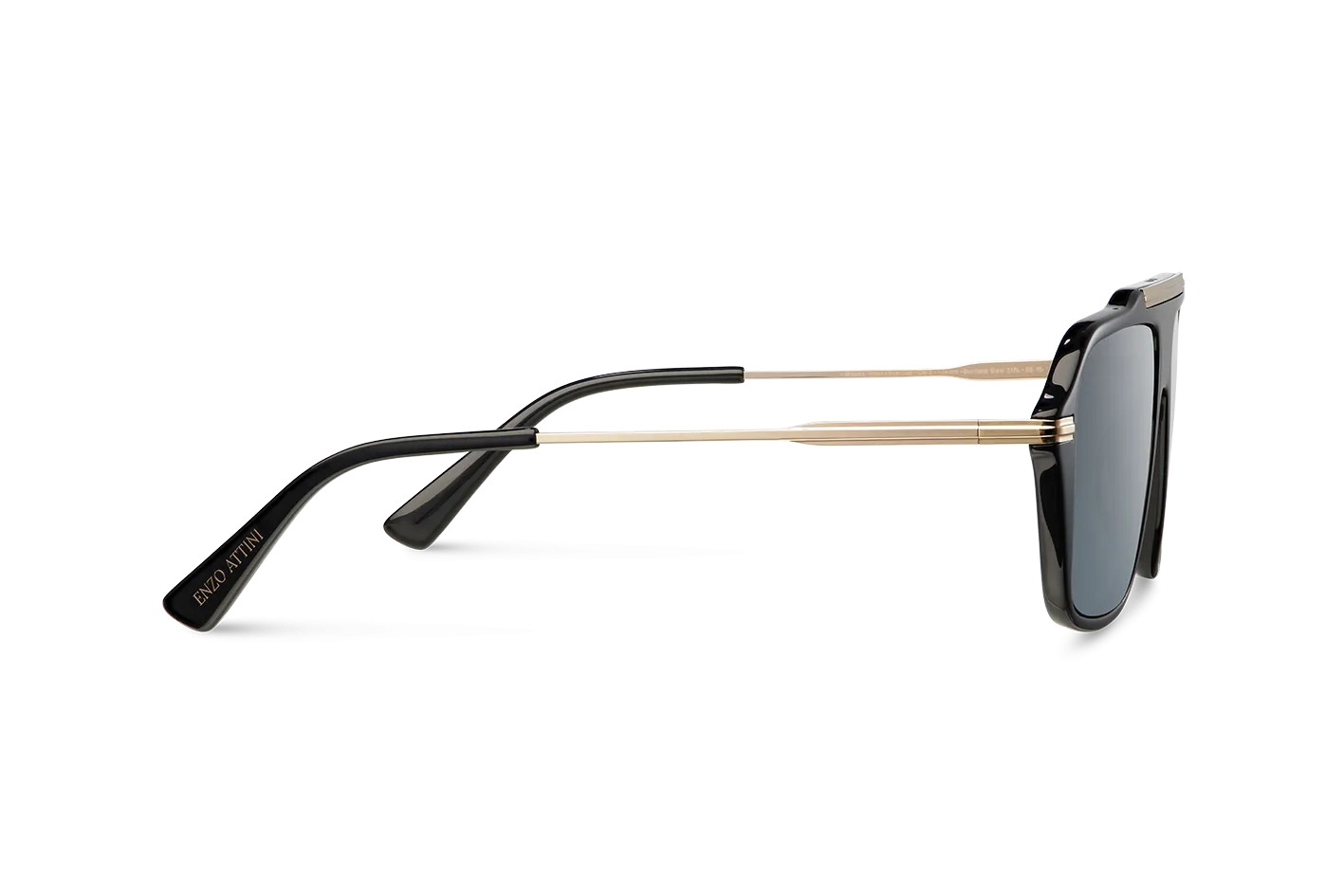 Palazzo Ducezio / Black & Gold Color   Dark Black Lens.