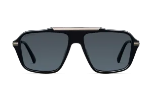 Palazzo Ducezio / Black & Gold Color   Dark Black Lens