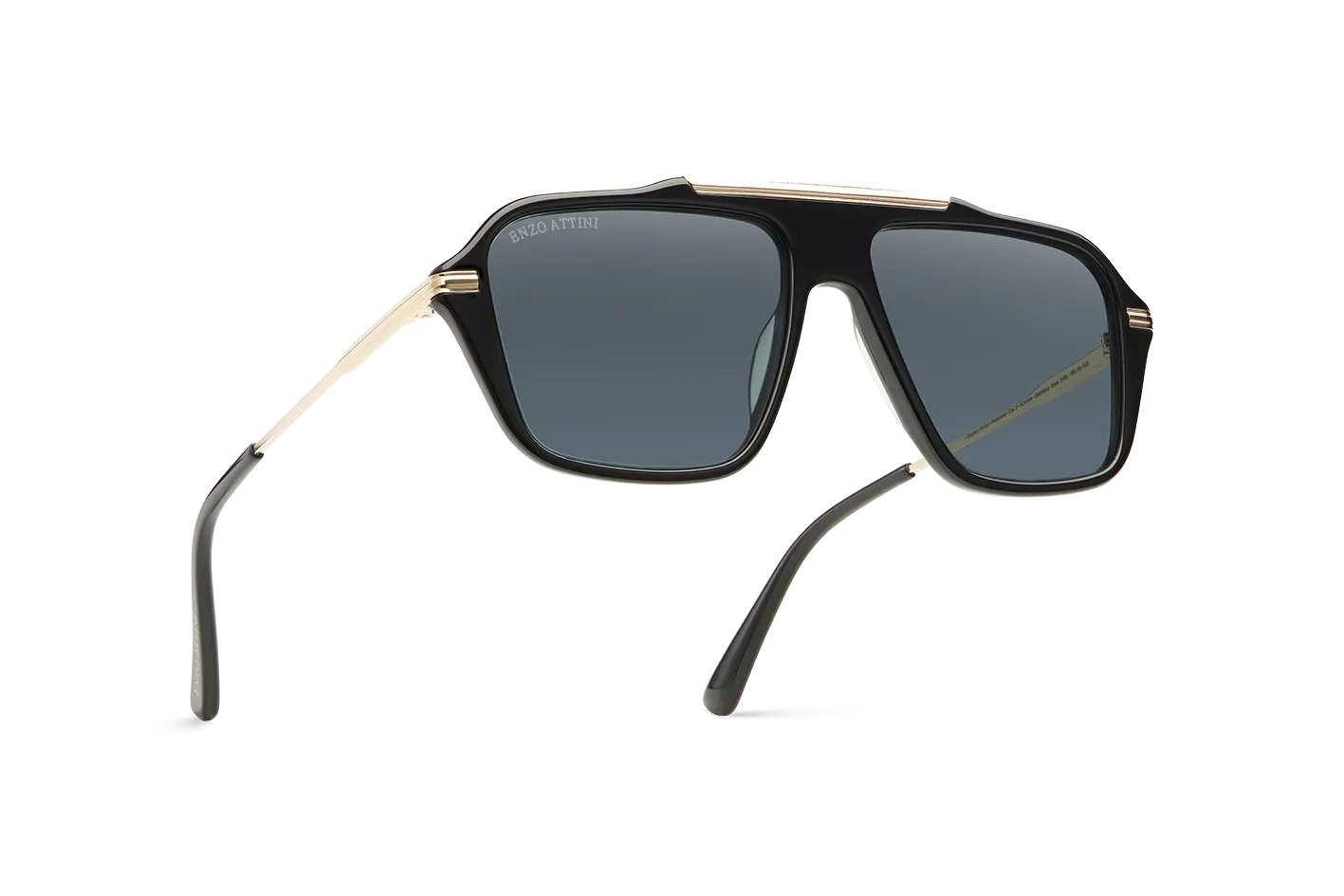 Palazzo Ducezio / Black & Gold Color   Dark Black Lens.