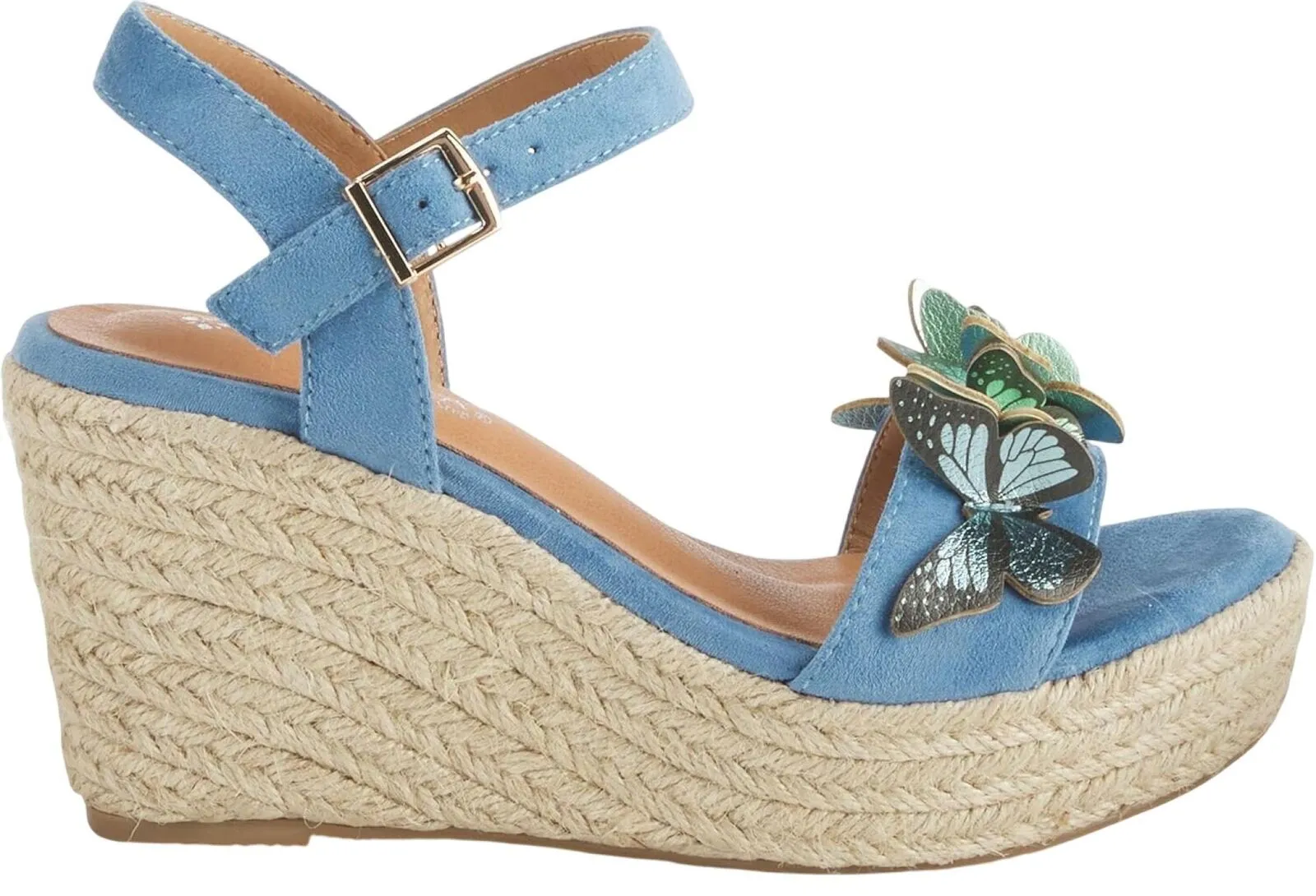 Patrizia Women's Flyaway Wedge Sandal FLYAWAYBLUE Blue 8.5M (EUR 39)