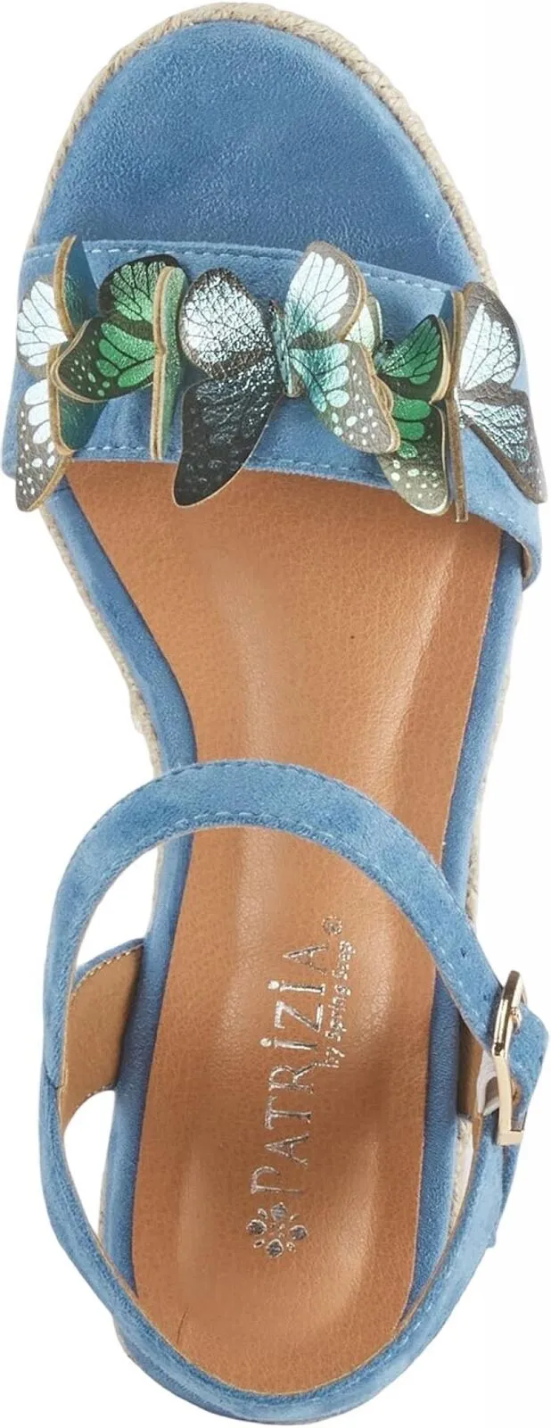 Patrizia Women's Flyaway Wedge Sandal FLYAWAYBLUE Blue 8.5M (EUR 39)
