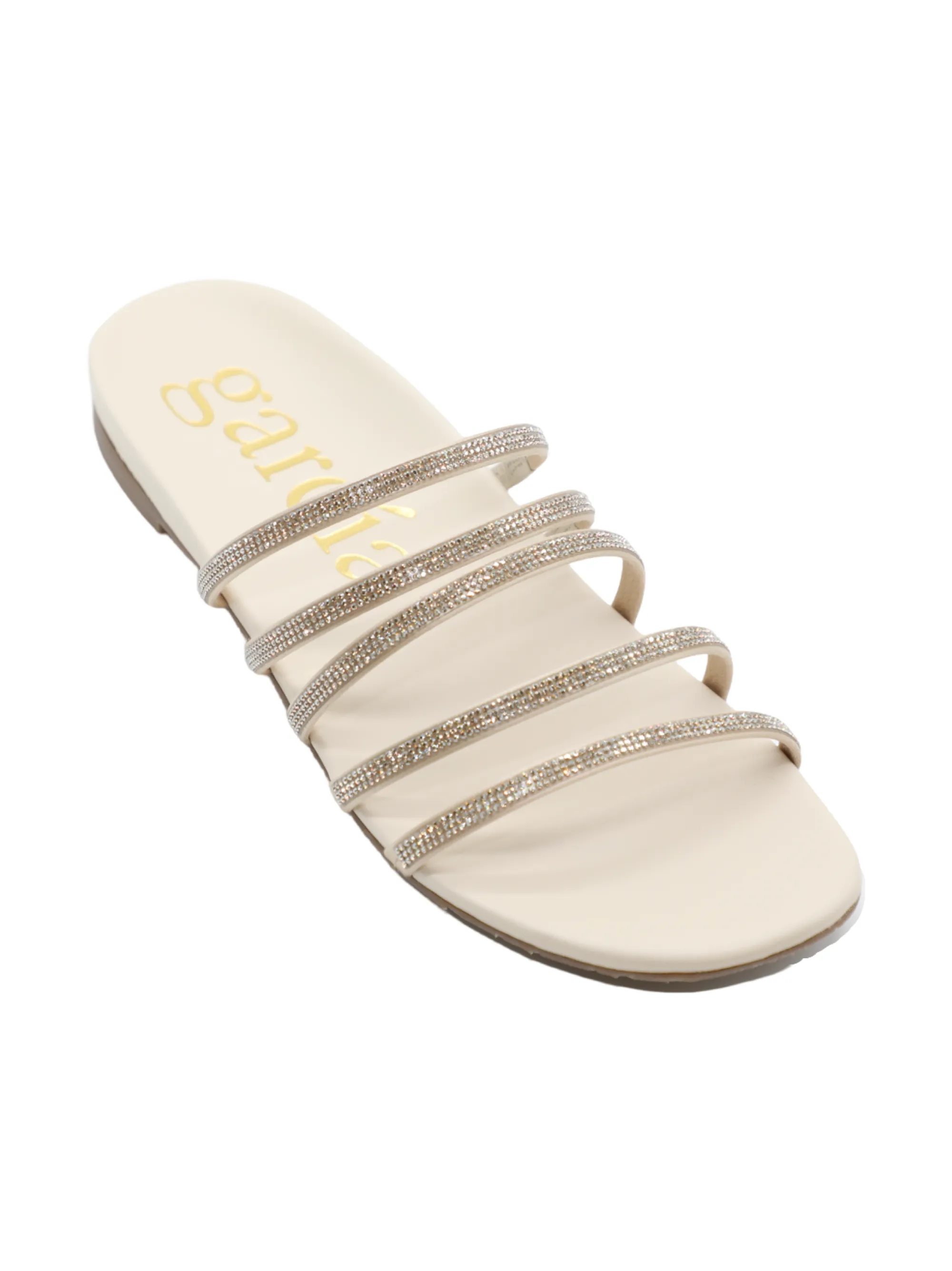 Pedro Garcia Beatrix Sandal in Macadamia Nappa