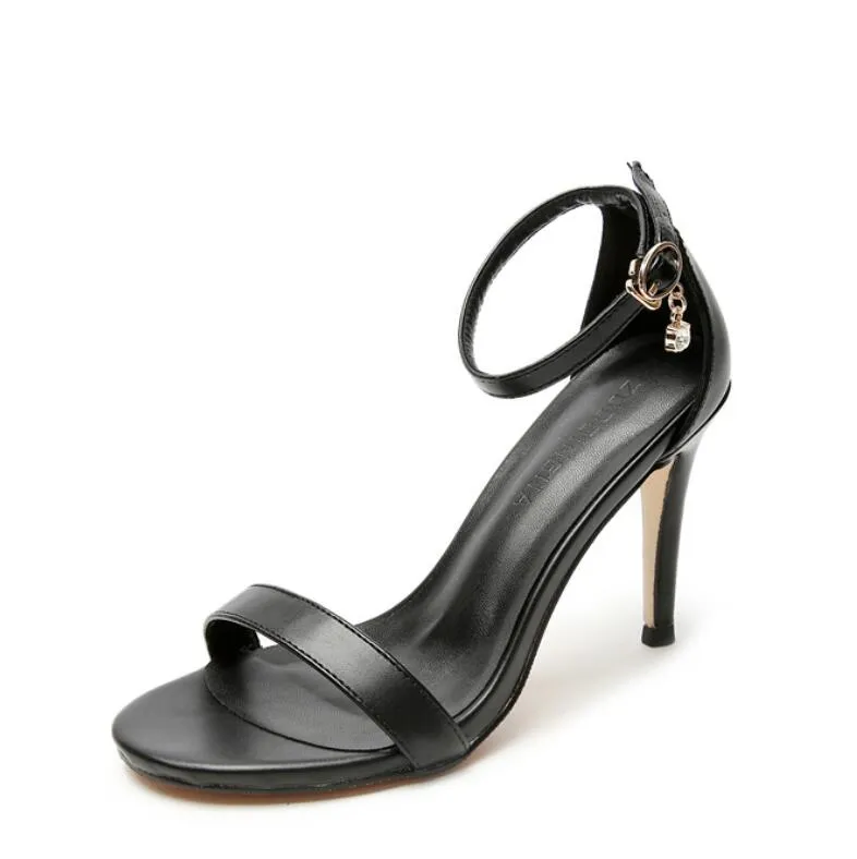 Petite One Strap Open Toe Heeled Sandals ES20