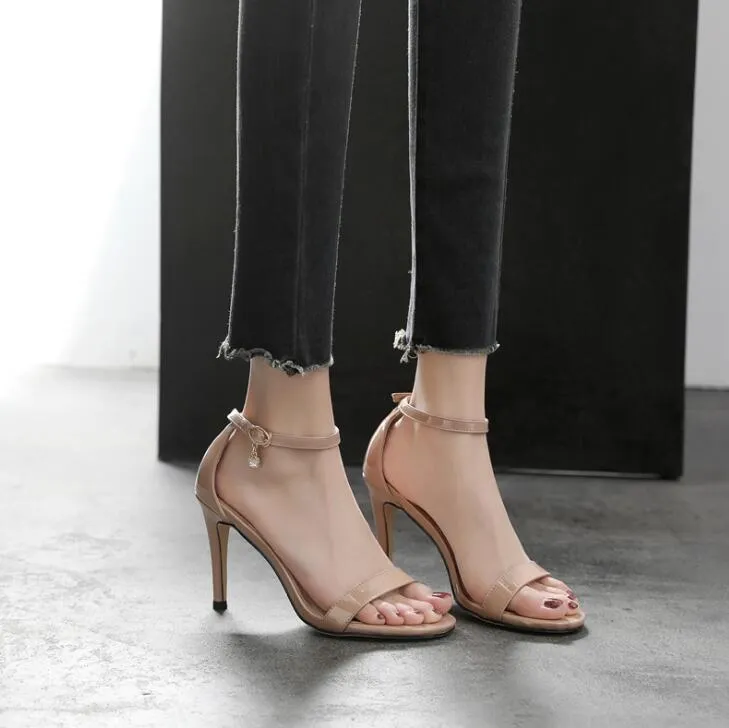 Petite One Strap Open Toe Heeled Sandals ES20
