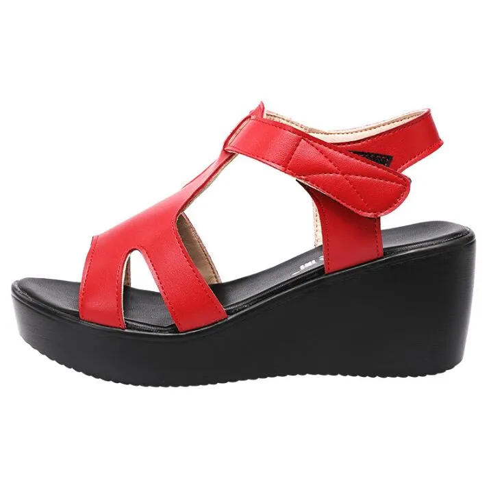 Petite Open Toe Wedge Heel Sandals GS176
