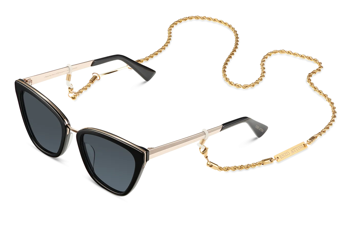 Piazza San Marco / Black & Gold Color   Dark Black Lens.