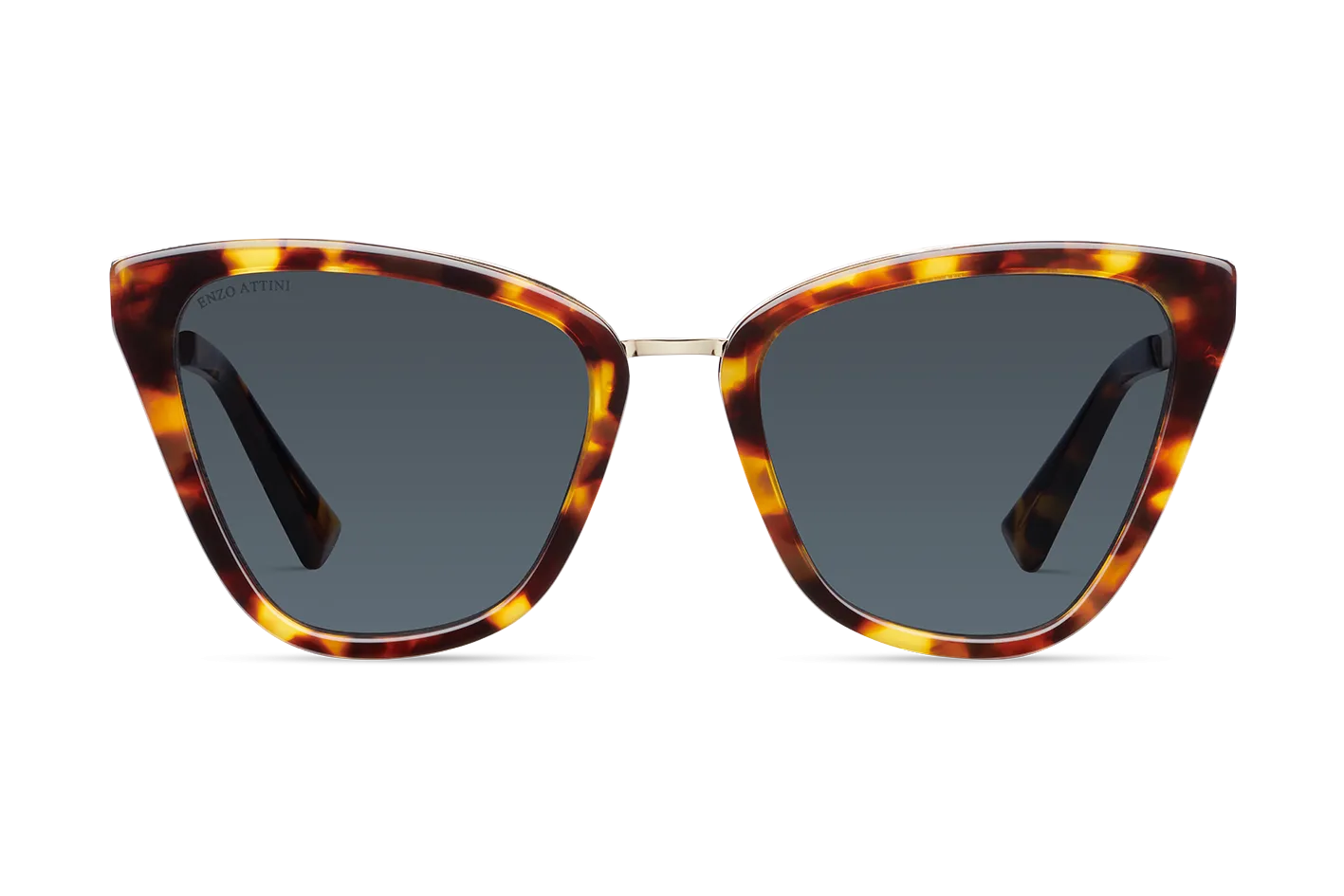 Piazza San Marco / Tortoise & Gold Color   Dark Black Lens.