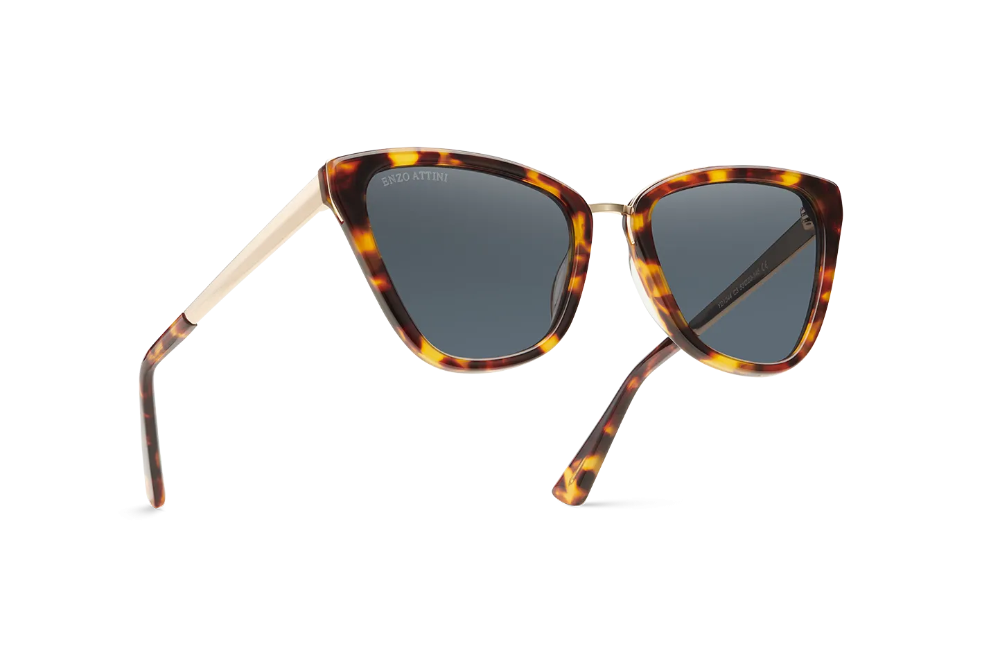 Piazza San Marco / Tortoise & Gold Color   Dark Black Lens.