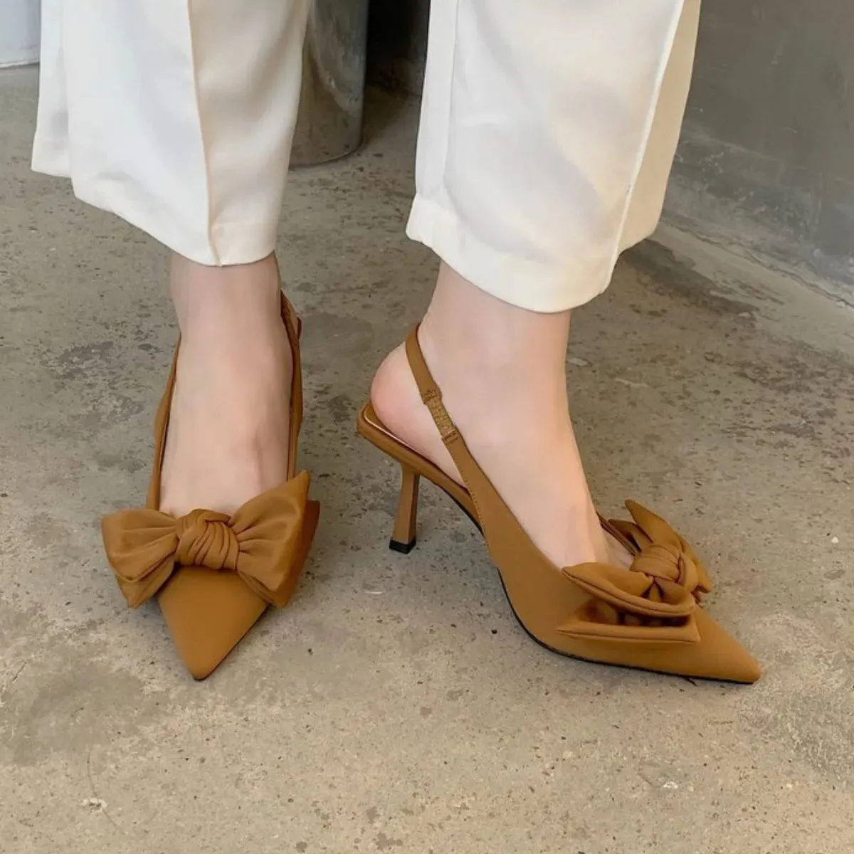 Point Toe Stiletto Pumps