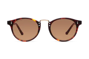 Portofino / Tortoise Red   Dark Brown Lens.
