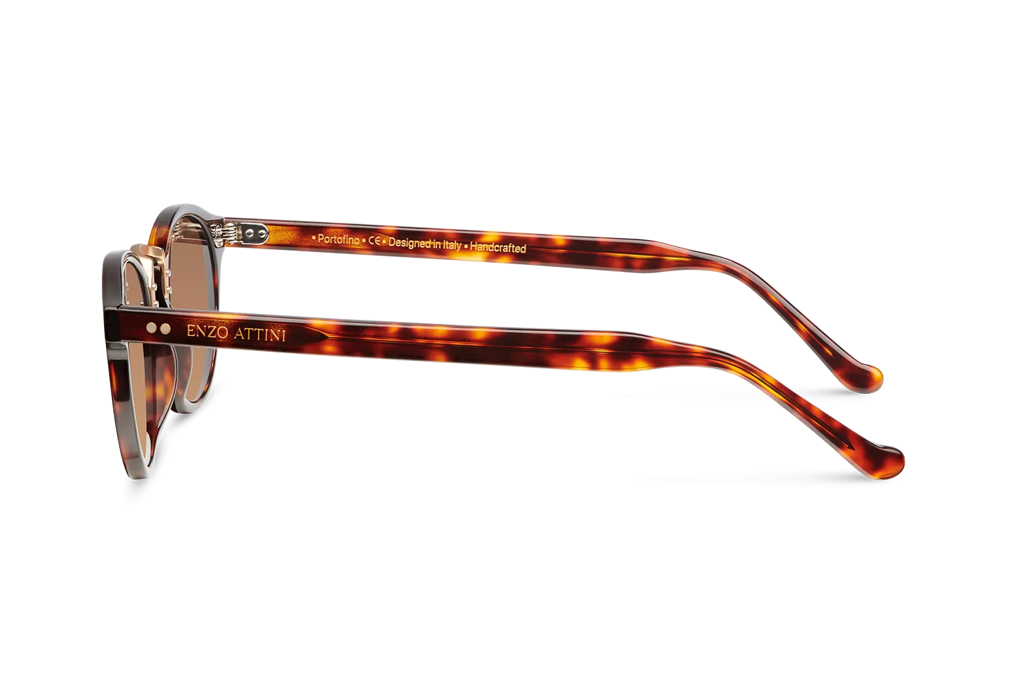 Portofino / Tortoise Red   Dark Brown Lens