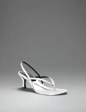 Proenza Schouler Square Thong Sandals -white