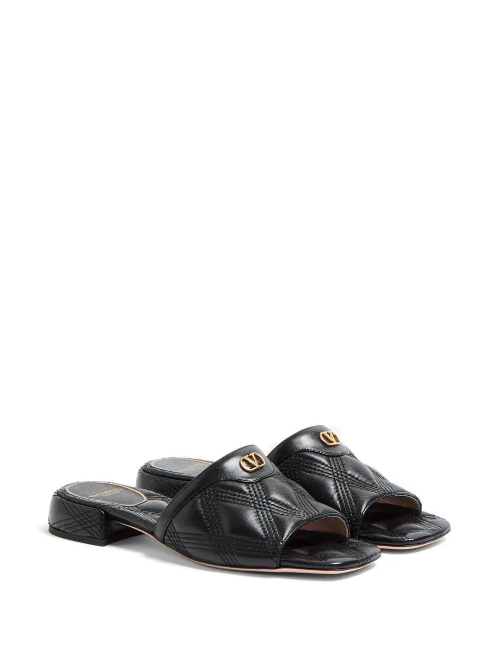 Quiltie 67 leather sandals