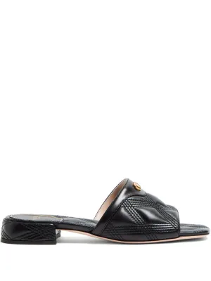 Quiltie 67 leather sandals