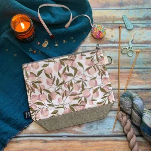 "Orchard"- Knitting Project Bag- Ready to Ship