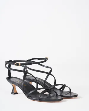 raina sandal - black nappa