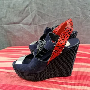 RARE Adidas X Opening Ceramony Laceup Platform Wedge Size 9 Women