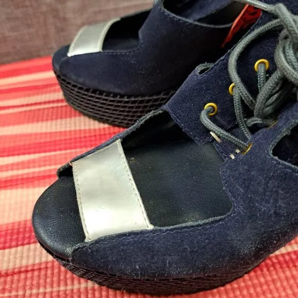 RARE Adidas X Opening Ceramony Laceup Platform Wedge Size 9 Women