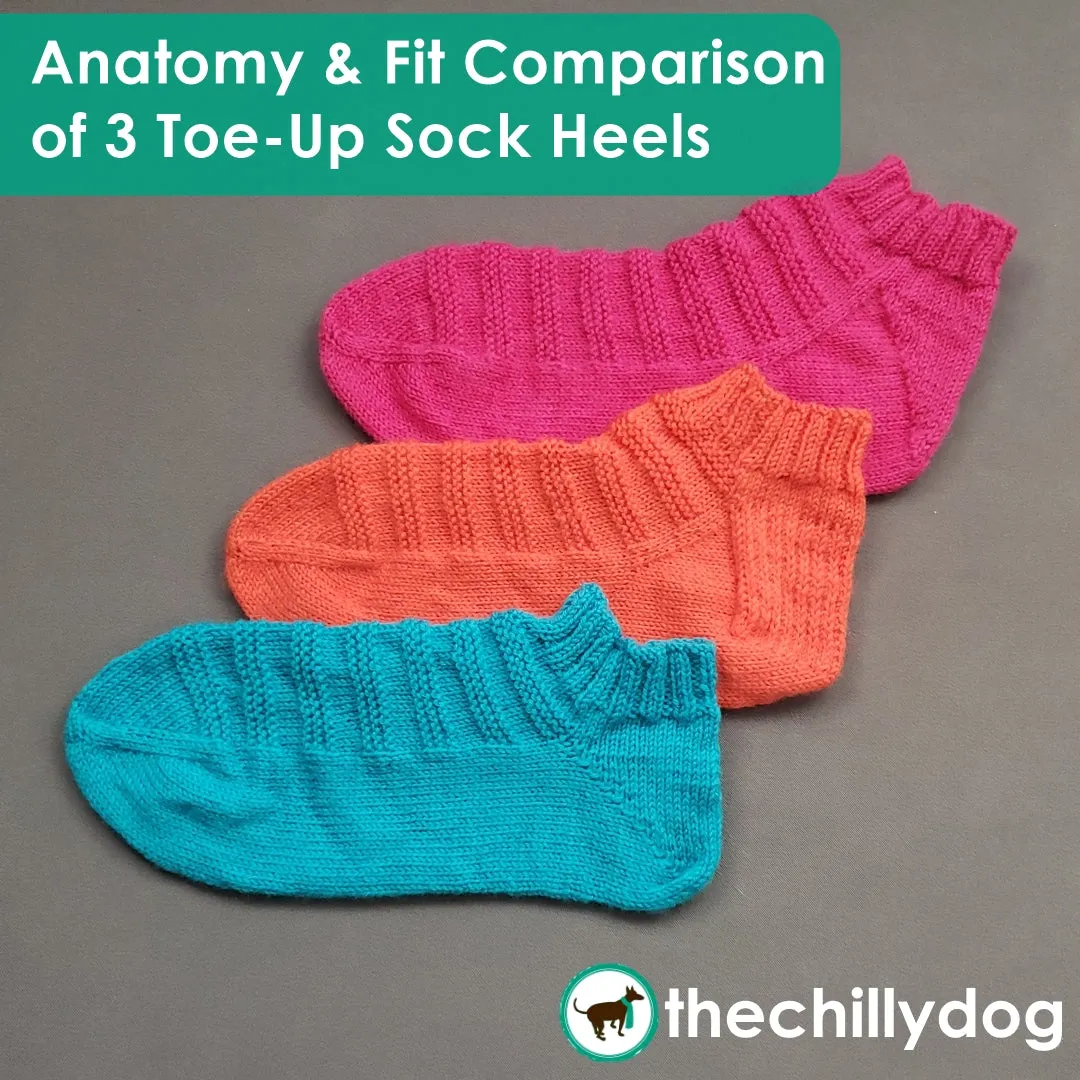 Ready, Set, Go Socks (Toe-Up): Knitting Pattern PDF