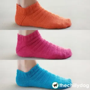 Ready, Set, Go Socks (Toe-Up): Knitting Pattern PDF