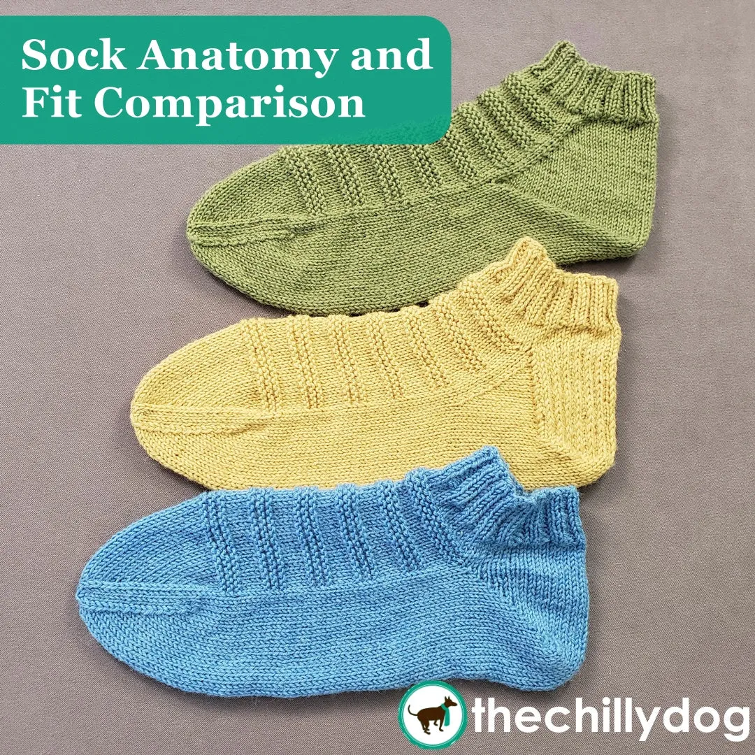 Ready, Set, Go Socks (Top-Down): Knitting Pattern PDF