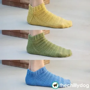 Ready, Set, Go Socks (Top-Down): Knitting Pattern PDF