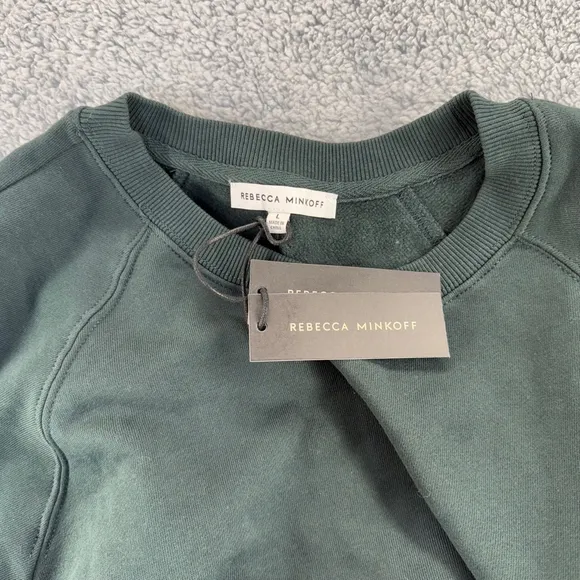 Rebecca Minkoff Joan Sweatshirts women’s size Large in Deep Jane NEW