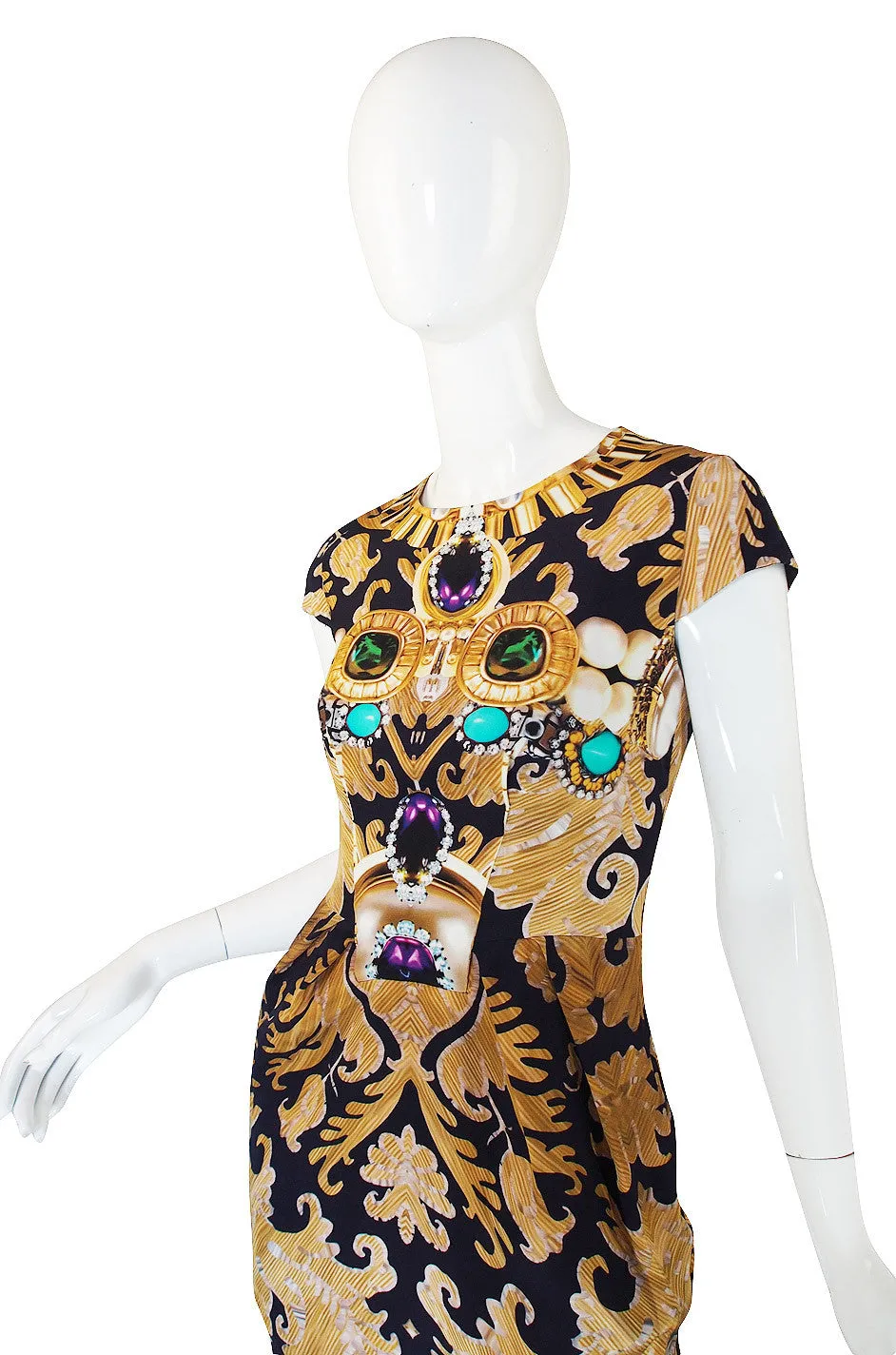 Recent Mary Katrantzou Silk Print Dress